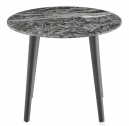 Столик журнальный PEDRALI Malmo Marble ясень, мрамор черный ясень, серый мрамор Фото 1