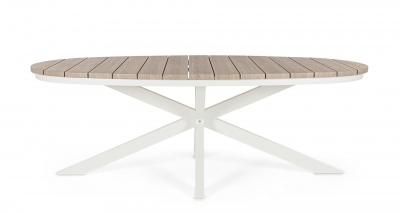 Стол металлический обеденный Garden Relax Zelmar алюминий пар Фото 3