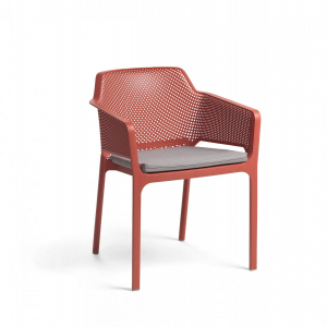 Комплект пластиковых кресел Nardi Net Set 2 стеклопластик коралловый Фото 7