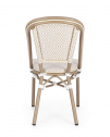 Стул металлический плетеный Garden Relax Silveira алюминий, искусственный ротанг бежевый Фото 3