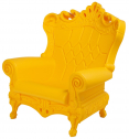 Кресло пластиковое SLIDE Queen Of Love Standard полиэтилен шафрановый желтый Фото 4