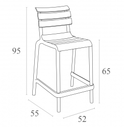 Стул пластиковый полубарный-thumbs-Фото3