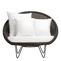 Кресло лаунж плетеное с подушками-thumbs-Фото4