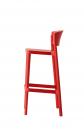 Стул пластиковый барный Gaber Abuela Stool 77 технополимер красный Фото 7
