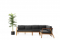 Комплект деревянной плетеной мебели GARDENIUS Idea ироко, роуп, ткань Фото 8