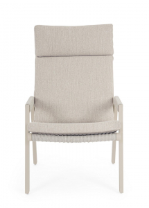 Кресло металлическое с подушками Garden Relax Emery алюминий, роуп, олефин Фото 5