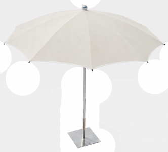 Зонт пляжный профессиональный Ø2.4 м Magnani Cezanne алюминий, Tempotest Para бежевый Фото 1