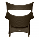 Кресло лаунж плетеное JANUS et Cie Amari алюминий, искусственный ротанг бронзовый Фото 4
