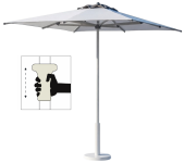 Зонт пляжный профессиональный 2х2 м Picasso