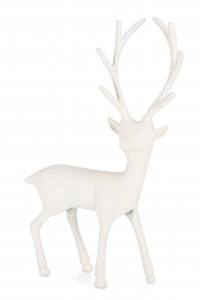 Фигура металлическая олень Garden Relax Rovaniemi L алюминий белый Фото 1
