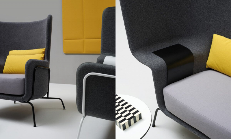 Кресло с правым подлокотником Hip Design Ximo Roca