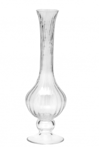 Ваза с длинным горлышком Полосы EDG Vase стекло прозрачный Фото 1