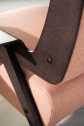 Кресло с обивкой Tacchini Lina дерево, ткань Фото 8