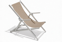 Кресло-шезлонг текстиленовое складное Sdraio
