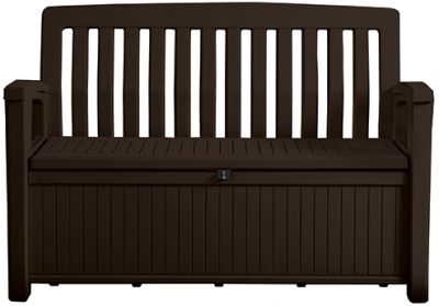 Скамья-сундук пластиковая Keter Patio Bench полипропилен коричневый Фото 1