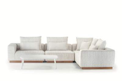 Комплект мягкой мебели Grattoni Don тик, алюминий, олефин тик, бежевый Фото 7