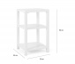 Этажерка металлическая Garden Relax Atlantic алюминий белый Фото 2