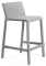 Стул пластиковый полубарный Nardi Trill Stool Mini стеклопластик серый Фото 2