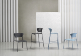 Стул пластиковый Scab Design Lisa Technopolymer сталь, технополимер голубой Фото 6