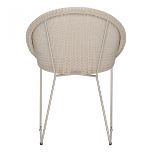 Кресло плетеное JANUS et Cie Gigi II сталь, алюминий, искусственный ротанг полированный стальной, пергаментный Фото 5