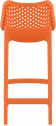 Стул пластиковый полубарный Siesta Contract Air Bar 65 стеклопластик оранжевый Фото 8