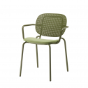 Кресло металлическое Scab Design Si-Si Dots сталь оливковый Фото 4