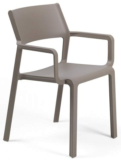 Кресло пластиковое Trill Armchair, тортора