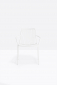 Кресло металлическое с высокой спинкой PEDRALI Nolita сталь белый Фото 5