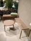 Скамья пластиковая Nardi Doga Bench стеклопластик капучино Фото 7