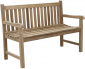 Скамейка деревянная двухместная Giardino Di Legno Classica тик Фото 1