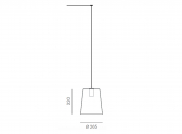 Светильник подвесной PEDRALI L001CW поликарбонат Фото 2