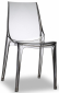 Комплект прозрачных стульев с подушками Scab Design Vanity Set 2 поликарбонат, полиэстер дымчатый, светло-серый Фото 3