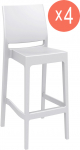 Комплект пластиковых барных стульев Maya Bar 75 Set 4