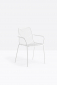 Кресло металлическое с высокой спинкой PEDRALI Nolita сталь белый Фото 4