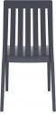 Стул пластиковый Siesta Contract Soho стеклопластик темно-серый Фото 7