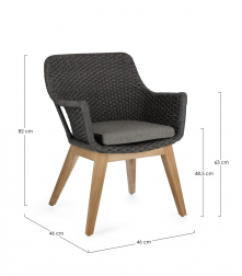 Кресло плетеное с подушкой-thumbs-Фото3