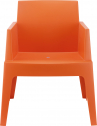 Кресло пластиковое Siesta Contract Box полипропилен оранжевый Фото 16