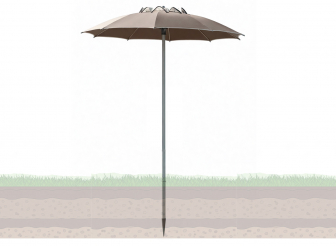 Зонт пляжный профессиональный с клапаном-thumbs-Фото1