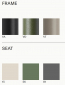 Кресло пластиковое Scab Design Lady B Go Green сталь, технополимер оливковый Фото 3