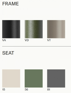 Кресло пластиковое Scab Design Lady B Go Green сталь, технополимер оливковый Фото 3