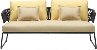 Диван плетеный с подушками Lisa Sofa Filo