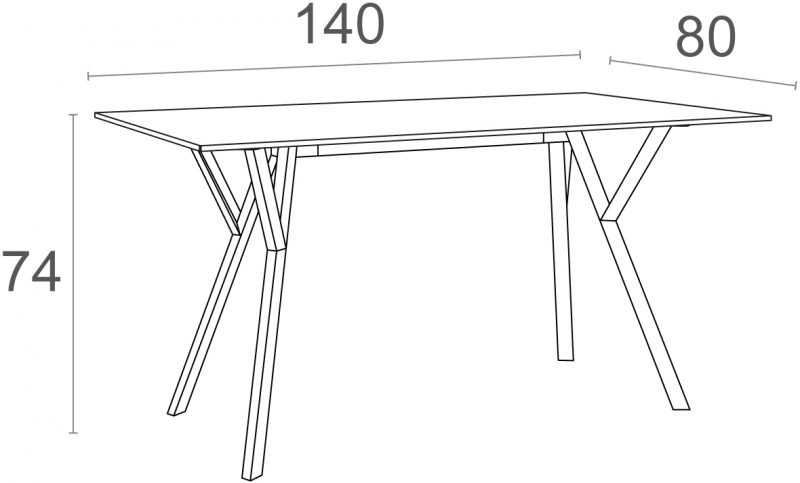 Стол пластиковый Max Table 140