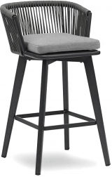 Кресло барное плетеное с подушкой-thumbs-Фото1