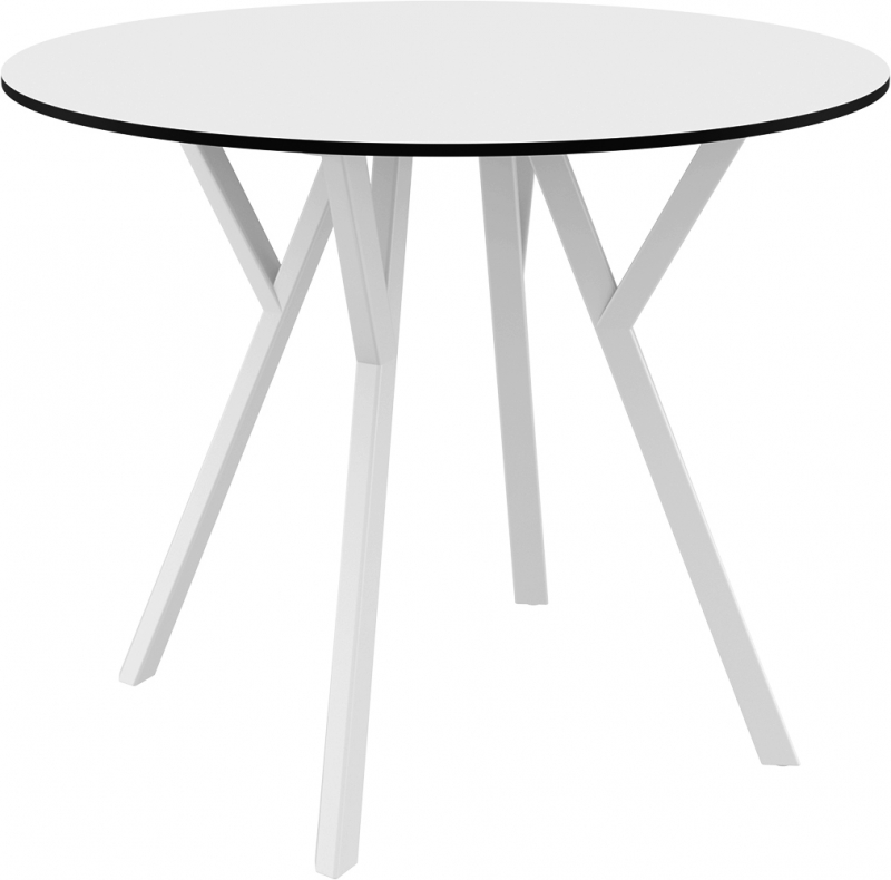 Стол пластиковый Max Table Ø90, белый, Ø900х740 мм