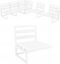 Модуль дополнительный для дивана Siesta Contract Mykonos пластик белый Фото 1