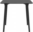 Стол пластиковый Siesta Contract Maya 80 пластик, ламинат HPL черный Фото 5