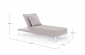 Лежак мягкий Garden Relax Viper алюминий, олефин белый, серый Фото 2