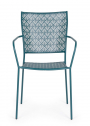 Кресло металлическое Garden Relax Lizette сталь океан Фото 4