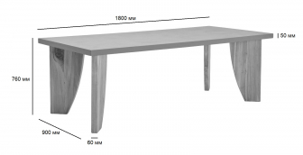 Стол деревянный обеденный-thumbs-Фото3