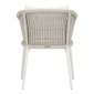 Кресло плетеное с подушками JANUS et Cie Knot алюминий, роуп, акрил окаменелость Фото 5